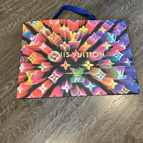 Louis Vuitton Handbags - Rare limited edition rainbow Louis Vuitton shopping bag